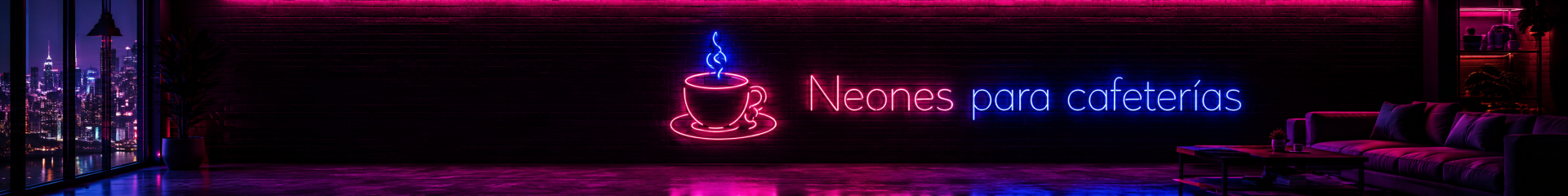 Neones para cafetería
