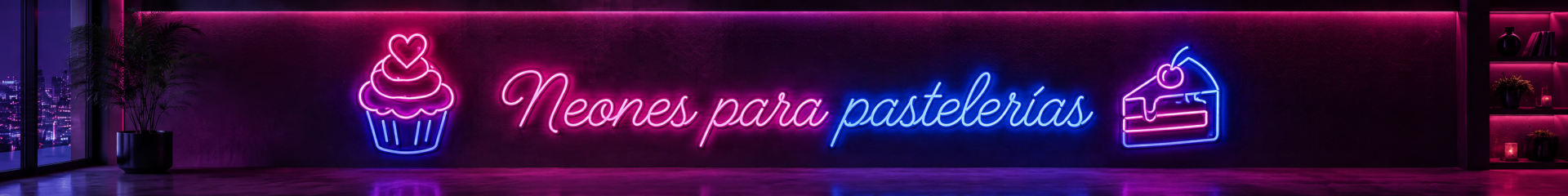 Neones para pastelerías