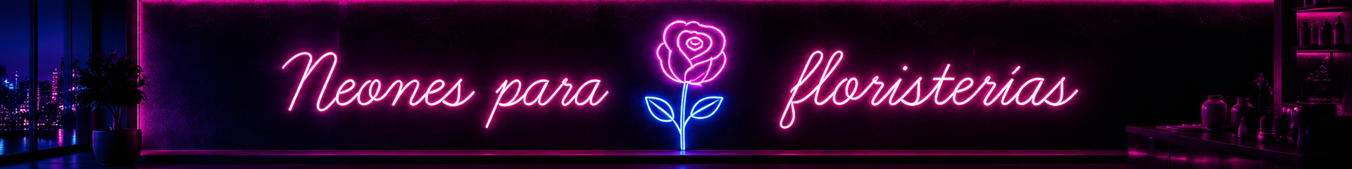 Neones para floristerías