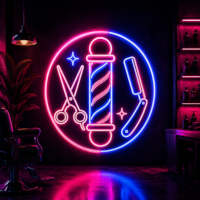 Neones para barberías