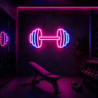 neones para gimnasios