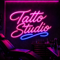 Neones para estudios de tatuaje