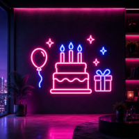 Neones para cumpleaños