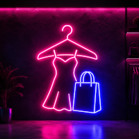 Neones para tiendas de ropa