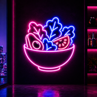 Neones para restaurantes vegetarianos
