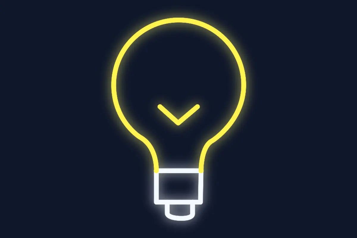 Bombilla de luz, una buena idea
