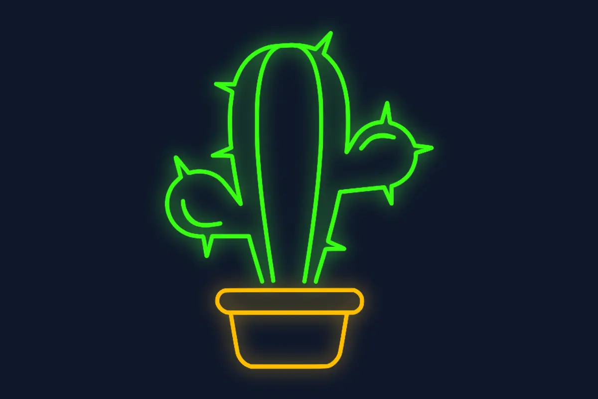 Cactus en maceta