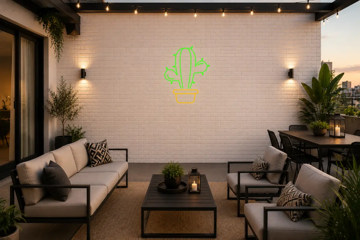 Cactus en maceta