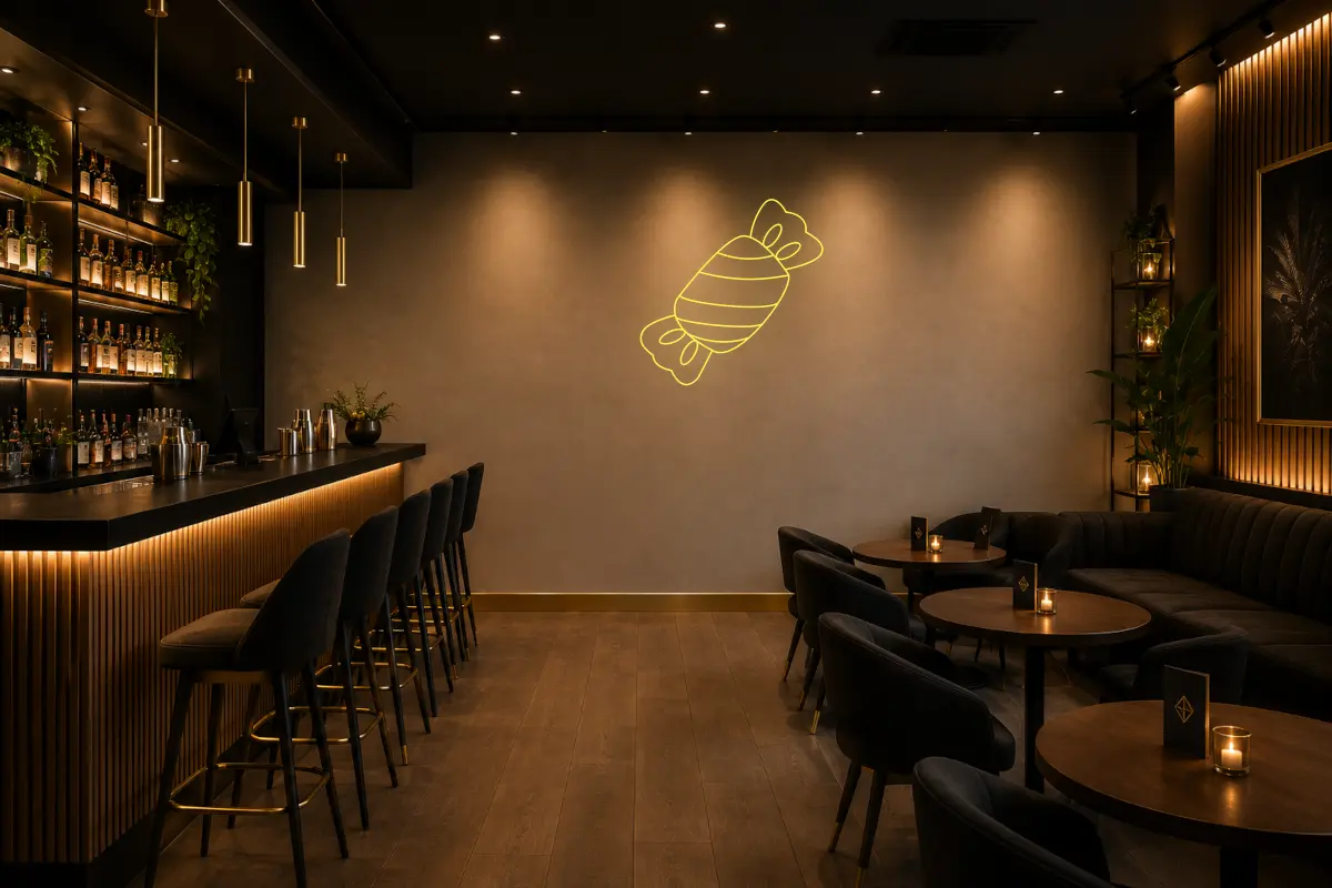Caramelo con envoltorio helicoidal