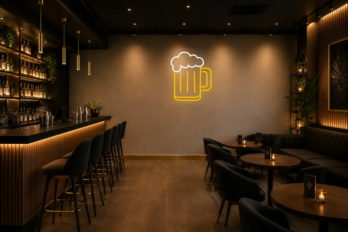 Cerveza artesanal bar restaurante