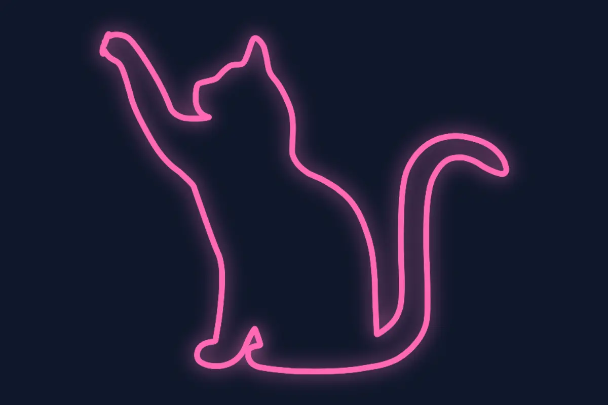 Gato sentado intentando alcanzar la luna