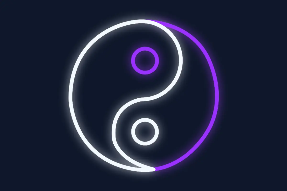 Yin-yang equilibrio armonía zen